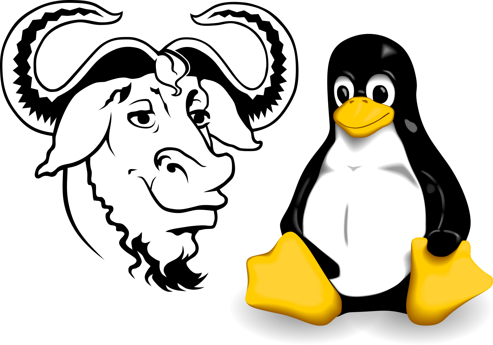 GNU et Tux