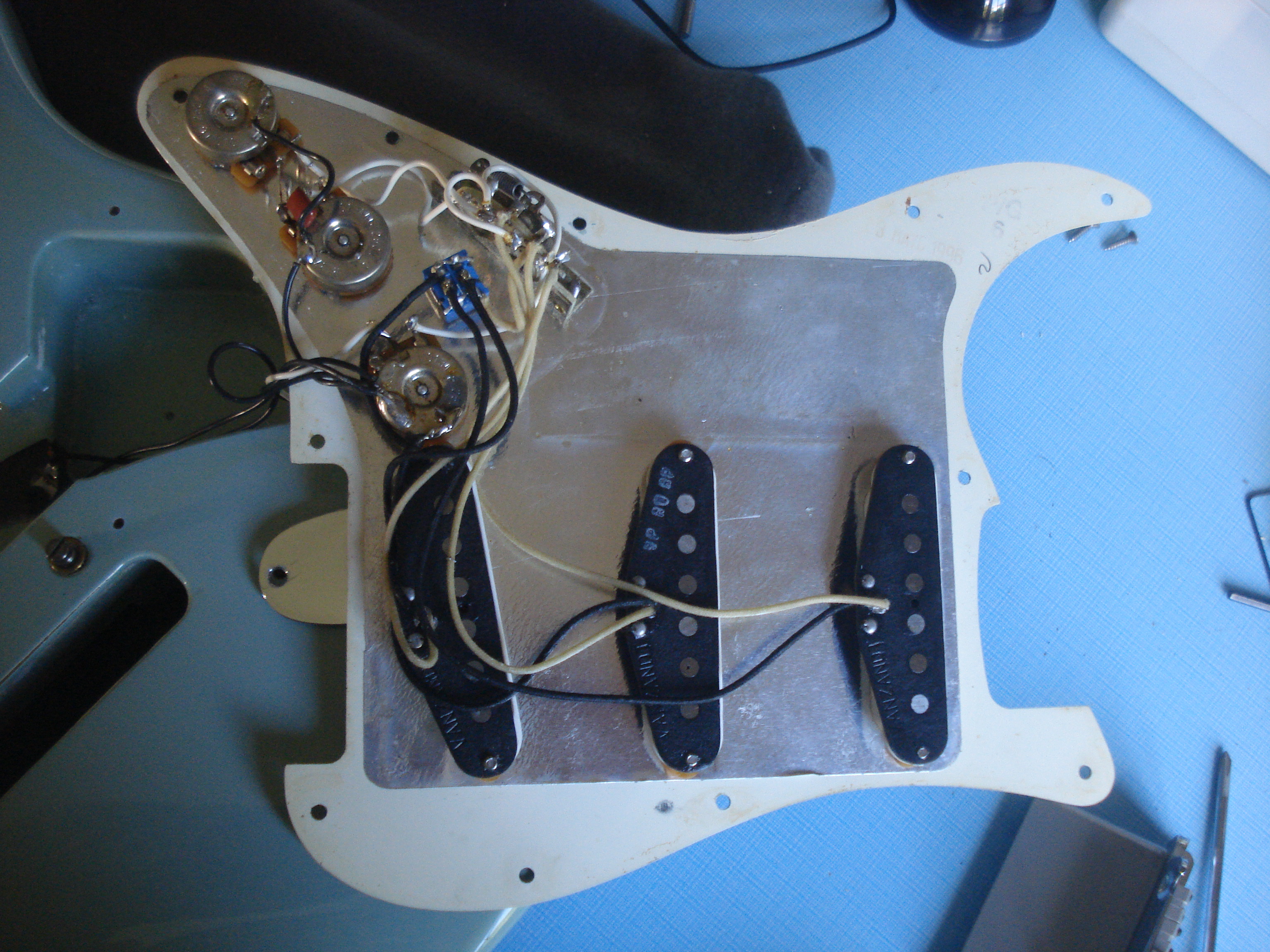 pickguard rear